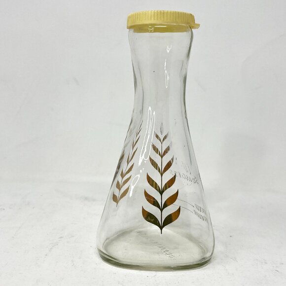 Vintage MCM Good Seasons Salad Dressing Triangular Glass Bottle Cruet - Picture 3 of 11